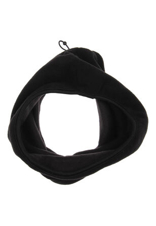 Mens Plain Black Thinsulate Snood
