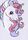 Younger Girls White Unicorn Sequin Sweatshirt