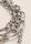 Womens Silver Chain Coil Loop Belt