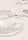 Womens Silver Fan Edge Hoop Earrings