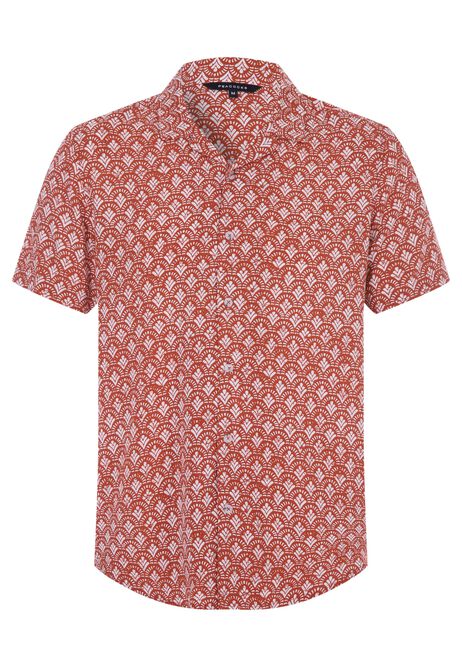 Mens Rust Print Shirt