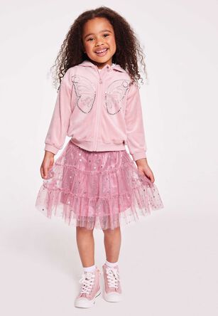 Younger Girls Lilac Mesh Tutu Skirt