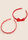 Girls 2pk Red Bow & Wavy Headbands