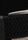 Mens Black Plain Stretch Chino Belt