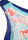 Womens 3pk Cream & Blue Leaf High Leg Brazilian Briefs