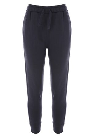 Older Boys Charcoal Plain Joggers