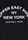 Womens Black New York Graphic Roll Sleeve T-shirt