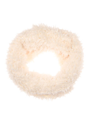 Womens Cream Teddy Snood