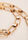 Womens Gold Square Chain Loop Belt