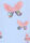Younger Girls Blue Butterfly Ruffle & Sequin T-Shirt