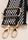 Womens Black & White Chevron Stripe Bag Strap