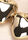 Womens Gold Huggy Heart Earrings